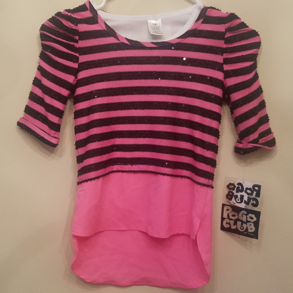 Pogo Club Sequence Top, Girls
